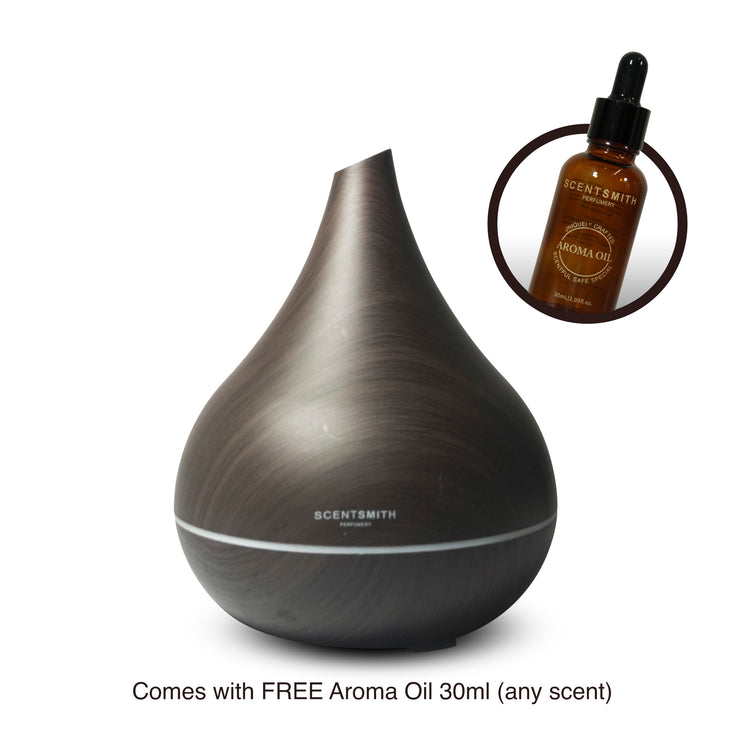 Large Wood Humidifier Machine with FREE Aroma Oil 30ml