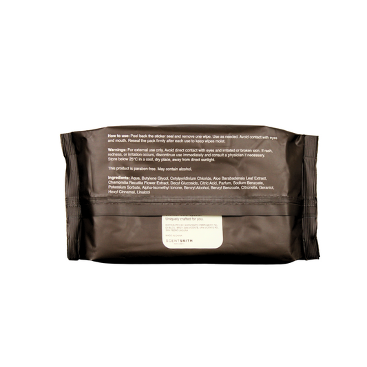 Scentsmith Perfumery Scented Cleansing Wipes 50Sheet